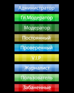 Разноцветные иконки групп для Ucoz