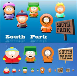 South Park иконки в 3D