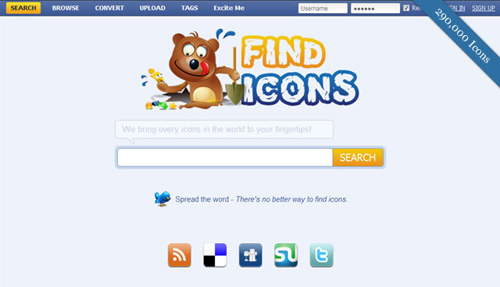 Сервис поиска иконок FindIcons.com